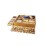 The Broken Token Everdell Board Game Compatible Box Organizer - Wood Storage Box with Multiple Adjustable Trays for Tokens, Coins, and Cards - Wooden Game Organizer