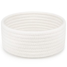 ABenkle Small Woven Basket, Empty Tiny Shallow Sto..