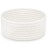 ABenkle Small Woven Basket, Empty Tiny Shallow Storage Basket, Mini Cotton Rope Baskets, Round Decorative Hamper, Basket Storage Bins for Toys, Spa, Nursery, Baskets for Mother\'s Day Gifts- White