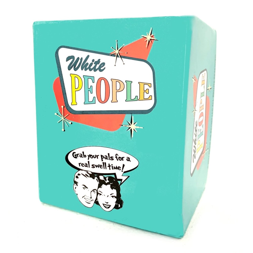 White People The Game - Funny White Elephant Xmas Secret Santa Gift - Gag Gift - Americas Favorite Party Game