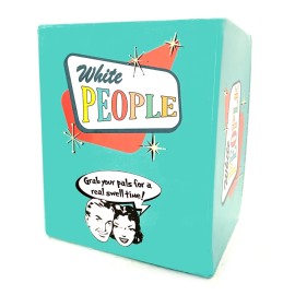 White People The Game - Funny White Elephant Xmas Secret Santa Gift - Gag Gift - Americas Favorite Party Game