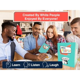 White People The Game - Funny White Elephant Xmas Secret Santa Gift - Gag Gift - Americas Favorite Party Game