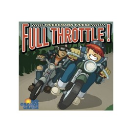 Rio Grande Games: Full Throttle - Moped Racing Betting Card Drafting Boardgame, 2-6 Players, Ages 14+, 30-60 Min, Multicolor Rio Grande Games: Full Throttle - Moped Racing Betting Card Drafting Boardgame, 2-6 Players, Ages 14+, 30-60 Min, Multicolor