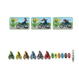 Rio Grande Games: Full Throttle - Moped Racing Betting Card Drafting Boardgame, 2-6 Players, Ages 14+, 30-60 Min, Multicolor Rio Grande Games: Full Throttle - Moped Racing Betting Card Drafting Boardgame, 2-6 Players, Ages 14+, 30-60 Min, Multicolor