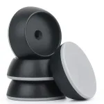 4 Pack Baby Gate Wall Protector Wall Cups for Child Pressure Mounted Stair Safety Gate, Protect Walls & Doorways from Pet & Dog Gates, Black