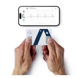 KardiaMobile Card Wallet-Sized Personal EKG Device - Record Single-Lead EKGs On The Go and Detect Irregular Heartbeats - by AliveCor KardiaMobile Card Wallet-Sized Personal EKG Device - Record Single-Lead EKGs On The Go and Detect Irregular Heartbeats - by AliveCor