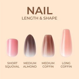 KISS Bare But Better TruNude Fake Nails Nude Nail Shades Manicure Set, \'Nude Drama\', 28 Chip Proof, Smudge Proof Glue-On Nails KISS Bare But Better TruNude Fake Nails Nude Nail Shades Manicure Set, \'Nude Drama\', 28 Chip Proof, Smudge Proof Glue-On Nails