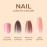 KISS Bare But Better TruNude Fake Nails Nude Nail Shades Manicure Set, \'Nude Drama\', 28 Chip Proof, Smudge Proof Glue-On Nails