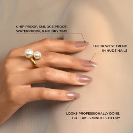 KISS Bare But Better TruNude Fake Nails Nude Nail Shades Manicure Set, \'Nude Drama\', 28 Chip Proof, Smudge Proof Glue-On Nails KISS Bare But Better TruNude Fake Nails Nude Nail Shades Manicure Set, \'Nude Drama\', 28 Chip Proof, Smudge Proof Glue-On Nails