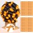 40pcs Cold Wave Perm Rods Set for Women\'s Long & Short Natural Hair - Plastic Orange Rollers for Curling and DIY Hairdressing