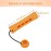 40pcs Cold Wave Perm Rods Set for Women\'s Long & Short Natural Hair - Plastic Orange Rollers for Curling and DIY Hairdressing