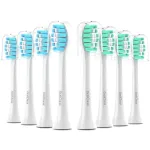 OralClass Replacement Toothbrush Heads for Philips Sonicare Click-on Handles, Medium Soft Electric Brush Heads Refills, 8 Pack