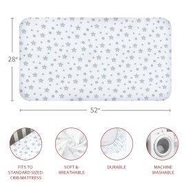 Crib Sheets for Girls 4 Pack, Fitted Crib Sheets for Standard Size Crib and Toddler Mattresses, Soft and Breathable Baby Gift Girl Set, Pink Crib Sheets for Girls 4 Pack, Fitted Crib Sheets for Standard Size Crib and Toddler Mattresses, Soft and Breathable Baby Gift Girl Set, Pink