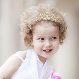 ANBALA Small Tiara Crown with Hair Comb, 3 Pack Mini Tiara Crown Princess Crystal Shiny Hair Accessories for 2 3 4 5 6 7 8 9 Years Girls Hair Dectoration Styling Cute Hair Accessories (Gold) ANBALA Small Tiara Crown with Hair Comb, 3 Pack Mini Tiara Crown Princess Crystal Shiny Hair Accessories for 2 3 4 5 6 7 8 9 Years Girls Hair Dectoration Styling Cute Hair Accessories (Gold)