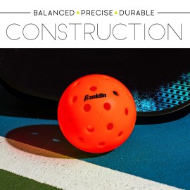 Franklin Sports Outdoor Pickleballs - X-40 Pickleball Balls - USA Pickleball (USAPA) Approved - 3 Pack Outside Pickleballs - Ember - US Open Ball Franklin Sports Outdoor Pickleballs - X-40 Pickleball Balls - USA Pickleball (USAPA) Approved - 3 Pack Outside Pickleballs - Ember - US Open Ball