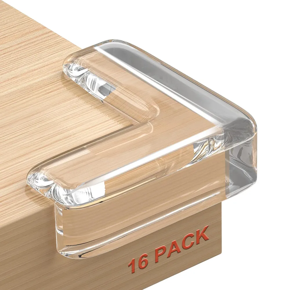 HOMREALM Baby Proofing 16 Pack Corner Protector Baby Corner Guards Furniture Corner & Edge Safety Bumpers Clear Baby Proofing Bumper Cushion for Table Furniture Sharp Corners HOMREALM Baby Proofing 16 Pack Corner Protector Baby Corner Guards Furniture Corner & Edge Safety Bumpers Clear Baby Proofing Bumper Cushion for Table Furniture Sharp Corners
