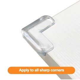 HOMREALM Baby Proofing 16 Pack Corner Protector Baby Corner Guards Furniture Corner & Edge Safety Bumpers Clear Baby Proofing Bumper Cushion for Table Furniture Sharp Corners HOMREALM Baby Proofing 16 Pack Corner Protector Baby Corner Guards Furniture Corner & Edge Safety Bumpers Clear Baby Proofing Bumper Cushion for Table Furniture Sharp Corners