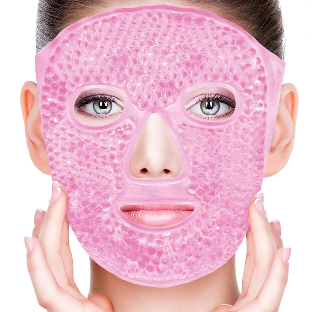 CONBELLA Cold Face Eye Masks Ice Face Mask Hot Cold Compress for Dark Circles, Puffiness, Migraines, Headache, Stress, Redness, Cooling Face Masks for Women Man, Skin Care CONBELLA Cold Face Eye Masks Ice Face Mask Hot Cold Compress for Dark Circles, Puffiness, Migraines, Headache, Stress, Redness, Cooling Face Masks for Women Man, Skin Care