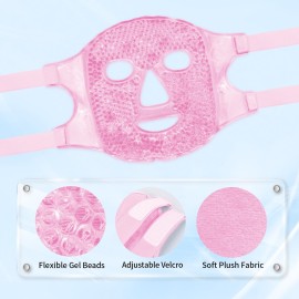 CONBELLA Cold Face Eye Masks Ice Face Mask Hot Cold Compress for Dark Circles, Puffiness, Migraines, Headache, Stress, Redness, Cooling Face Masks for Women Man, Skin Care CONBELLA Cold Face Eye Masks Ice Face Mask Hot Cold Compress for Dark Circles, Puffiness, Migraines, Headache, Stress, Redness, Cooling Face Masks for Women Man, Skin Care