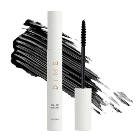 DIME Beauty Volume Mascara - Smudge-Proof Tubing Mascara for Fuller, Thicker Lashes, Adds Volume & Length, Black 0.28 oz / 8 g