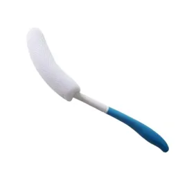 YF-ANEN Long Anti-Slip Curved Handle Bath Body Brush Bath Brush for Middle Aged, Elderly/Pregnant Women Bath and Shower, 15.33 Inch YF-ANEN Long Anti-Slip Curved Handle Bath Body Brush Bath Brush for Middle Aged, Elderly/Pregnant Women Bath and Shower, 15.33 Inch