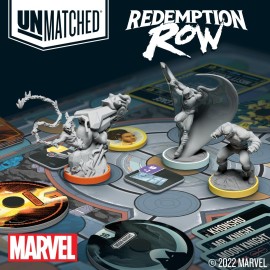 Unmatched: Marvel - Redemption Row - Strategy Fighting Superhero Game for Family, Teens & Adults by Restoration Games Unmatched: Marvel - Redemption Row - Strategy Fighting Superhero Game for Family, Teens & Adults by Restoration Games