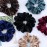 IVARYSS Extra Large Scrunchies for Women\'s Thick Hair, Premium Velvet Soft Jumbo Scrunchy, XL 6 inch Big Elastic Band Hair Accessories, 4 Pack, Neutral