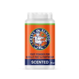 Gran\'s Remedy Citrus Scented Shoe Deodorizer - Effective Odor Eliminator & Moisture Absorbing Foot Powder for Shoes and Feet - Travel Size Freshness