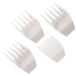 Professional Peanut Clipper Guards for Wahl Peanut - From 1/8 Inch to 1/2 Inch, Fits for Wahl Peanut, White-4PCS