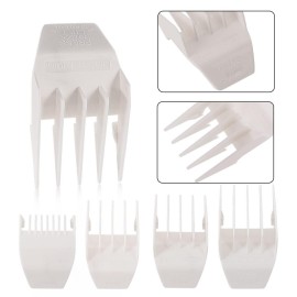 Professional Peanut Clipper Guards for Wahl Peanut - From 1/8 Inch to 1/2 Inch, Fits for Wahl Peanut, White-4PCS Professional Peanut Clipper Guards for Wahl Peanut - From 1/8 Inch to 1/2 Inch, Fits for Wahl Peanut, White-4PCS