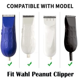 Professional Peanut Clipper Guards for Wahl Peanut - From 1/8 Inch to 1/2 Inch, Fits for Wahl Peanut, White-4PCS Professional Peanut Clipper Guards for Wahl Peanut - From 1/8 Inch to 1/2 Inch, Fits for Wahl Peanut, White-4PCS