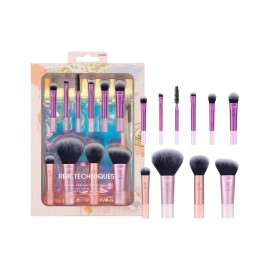 Real Techniques 11 Piece Travel Fantasy Mini Brush Set, Travel Size Makeup Brushes For Foundation Eyeshadow, Powder, Blush, Contour, & Concealer, Makeup Bag Included, Gift Set, Cruelty-Free Real Techniques 11 Piece Travel Fantasy Mini Brush Set, Travel Size Makeup Brushes For Foundation Eyeshadow, Powder, Blush, Contour, & Concealer, Makeup Bag Included, Gift Set, Cruelty-Free