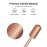 MelodySusie Safety Nail Drill Bits, 3/32\'\' Smooth Round Top Large Barrel Carbide Bits, Suitable for Manicure Pedicure Cuticle Gel Polishing, Beginners Bits, Rose Gold, Series Bit-S, Fine