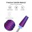 MelodySusie Professional 5 in 1 Nail Drill Bits, 3/32\'\' Carbide Tungsten Multi-function, Suitable for Manicure Pedicure Cuticle Gel Polishing, Purple, Medium