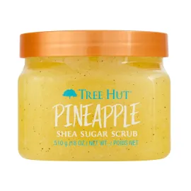 Tree Hut Pineapple Shea Sugar Scrub | Exfoliating Body Scrub Removes Dead, Dry Skin for a Soft & Hydrated Feel | Nourishing Essential Body Care | 18 fl oz.