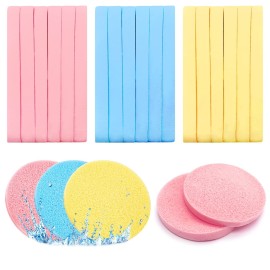 120 Pieces Facial Sponge Compressed,Professional M..