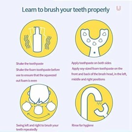 Meqtpomy Kids Electric Toothbrush6 Cleaning Models U Shaped Toothbrush Waterproof Battery Powered 360 Automatic Sonic Toddler Toothbrushes for 8-13 Years Old for Boys GirlsPink Meqtpomy Kids Electric Toothbrush6 Cleaning Models U Shaped Toothbrush Waterproof Battery Powered 360 Automatic Sonic Toddler Toothbrushes for 8-13 Years Old for Boys GirlsPink