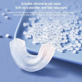 Meqtpomy Kids Electric Toothbrush6 Cleaning Models U Shaped Toothbrush Waterproof Battery Powered 360 Automatic Sonic Toddler Toothbrushes for 8-13 Years Old for Boys GirlsPink Meqtpomy Kids Electric Toothbrush6 Cleaning Models U Shaped Toothbrush Waterproof Battery Powered 360 Automatic Sonic Toddler Toothbrushes for 8-13 Years Old for Boys GirlsPink