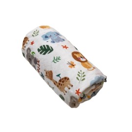Cute Animal Minky Blanket for Boys & Girls - Soft Double Layer with Dotted Backing, Toddler to Newborn (30 X 40 inches)