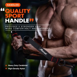 HPYGN Exercise Handles, Replacement Fitness Equipment for Pilates,Yoga,Strength Trainer, Heavy Duty Comfortable Cable Handle Compatible with High Bearing Capacity Pulley Handles, Pull Down Home Gym HPYGN Exercise Handles, Replacement Fitness Equipment for Pilates,Yoga,Strength Trainer, Heavy Duty Comfortable Cable Handle Compatible with High Bearing Capacity Pulley Handles, Pull Down Home Gym