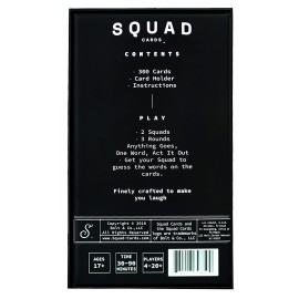Squad Cards - A Party Game for Adults Squad Cards - A Party Game for Adults