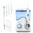 TUREWELL FC162 Water Dental Flosser for Teeth/Braces,10 Pressure Levels, 8 Water Jet Tips for Family, 600ML Electric Water Dental Oral Irrigator for Teeth Clean (White)