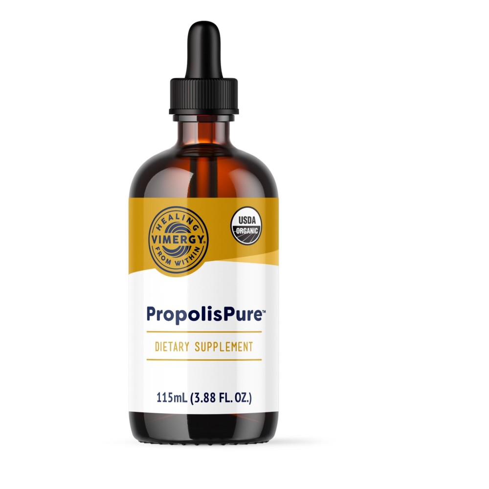 Vimergy PropolisPure - Supports Immune and Respiratory Health* - Benefits Oral Health* - USDA Certified Organic, Kosher, Paleo-Friendly, Gluten-Free - 115 mL (57 Servings) Vimergy PropolisPure - Supports Immune and Respiratory Health* - Benefits Oral Health* - USDA Certified Organic, Kosher, Paleo-Friendly, Gluten-Free - 115 mL (57 Servings)