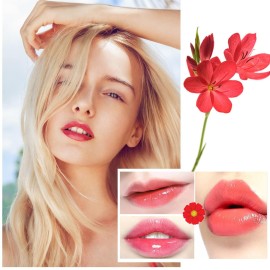 2 Pack Crystal Flower Jelly Lipstick,Magic Color Changing, PH Clear Temperature Lip Gloss/Balm,Long Lasting Nourishing Moisturizing Lip Stick (Set A) 2 Pack Crystal Flower Jelly Lipstick,Magic Color Changing, PH Clear Temperature Lip Gloss/Balm,Long Lasting Nourishing Moisturizing Lip Stick (Set A)