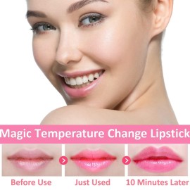2 Pack Crystal Flower Jelly Lipstick,Magic Color Changing, PH Clear Temperature Lip Gloss/Balm,Long Lasting Nourishing Moisturizing Lip Stick (Set A) 2 Pack Crystal Flower Jelly Lipstick,Magic Color Changing, PH Clear Temperature Lip Gloss/Balm,Long Lasting Nourishing Moisturizing Lip Stick (Set A)