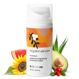 Forgotten Skincare The Original Underarm Brightening Deodorant Cream For Dark Underarms Treatment, Body Odor Eliminator For Women & Men, Ingrown Hair Treatment, Vitamin C & Salicylic Acid Forgotten Skincare The Original Underarm Brightening Deodorant Cream For Dark Underarms Treatment, Body Odor Eliminator For Women & Men, Ingrown Hair Treatment, Vitamin C & Salicylic Acid