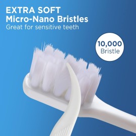 Frekare Extra Soft Toothbrushes for Adults, with 10000 Micro Nano Bristles, for Sensitive Teeth and Gum Recession (Compact Head, 6 Count) Frekare Extra Soft Toothbrushes for Adults, with 10000 Micro Nano Bristles, for Sensitive Teeth and Gum Recession (Compact Head, 6 Count)