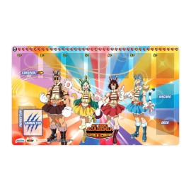 Jasco My Hero Academia Collectible Card Game Series 3 Wild Wild Pussycats PLAYMAT | 18 by 24 Rubber Game Mat | Ages 14+ | 2 Players | Average Playtime 20-30 Minutes | Made by Jasco Games