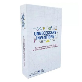 Funderdome Unnecessary Inventions - The Game Where You Invent Things to Solve Problems That Don\'t Really Matter, Ages 12+ for 4-8 Players