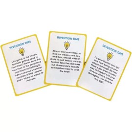 Funderdome Unnecessary Inventions - The Game Where You Invent Things to Solve Problems That Don\'t Really Matter, Ages 12+ for 4-8 Players